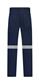 RIGGERS HEAVY WEIGHT 100% COTTON DRILL CARGO TROUSERS WITH PERFORATED REFLECTIVE AND CROTCH GUSSET