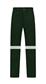 HEAVY WEIGHT 100% COTTON DRILL TROUSERS WITH REFLECTIVE