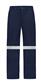 HEAVY WEIGHT 100% COTTON DRILL TROUSERS WITH REFLECTIVE