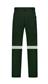 HEAVY WEIGHT 100% COTTON DRILL TROUSERS WITH REFLECTIVE