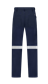 HEAVY WEIGHT 100% COTTON DRILL TROUSERS WITH REFLECTIVE