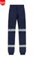 RIGGERS MID-WEIGHT STRETCH CARGO CUFFED TROUSERS WITH BIOMOTION REFLECTIVE TAPE NAVY
