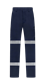 RIGGERS MID-WEIGHT STRETCH CARGO TROUSERS WITH BIOMOTION REFLECTIVE TAPE NAVY