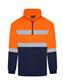 RIGGERS HI VIS HALF ZIP POLAR FLEECE WINDCHEATER WITH REFLECTIVE TWO TONE