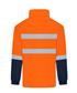 RIGGERS HI VIS HALF ZIP POLAR FLEECE WINDCHEATER WITH REFLECTIVE TWO TONE