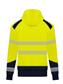 RIGGERS HIVIS FULL ZIP FLEECY HOODIE WITH BIOMOTION REFLECTIVE TWO TONE